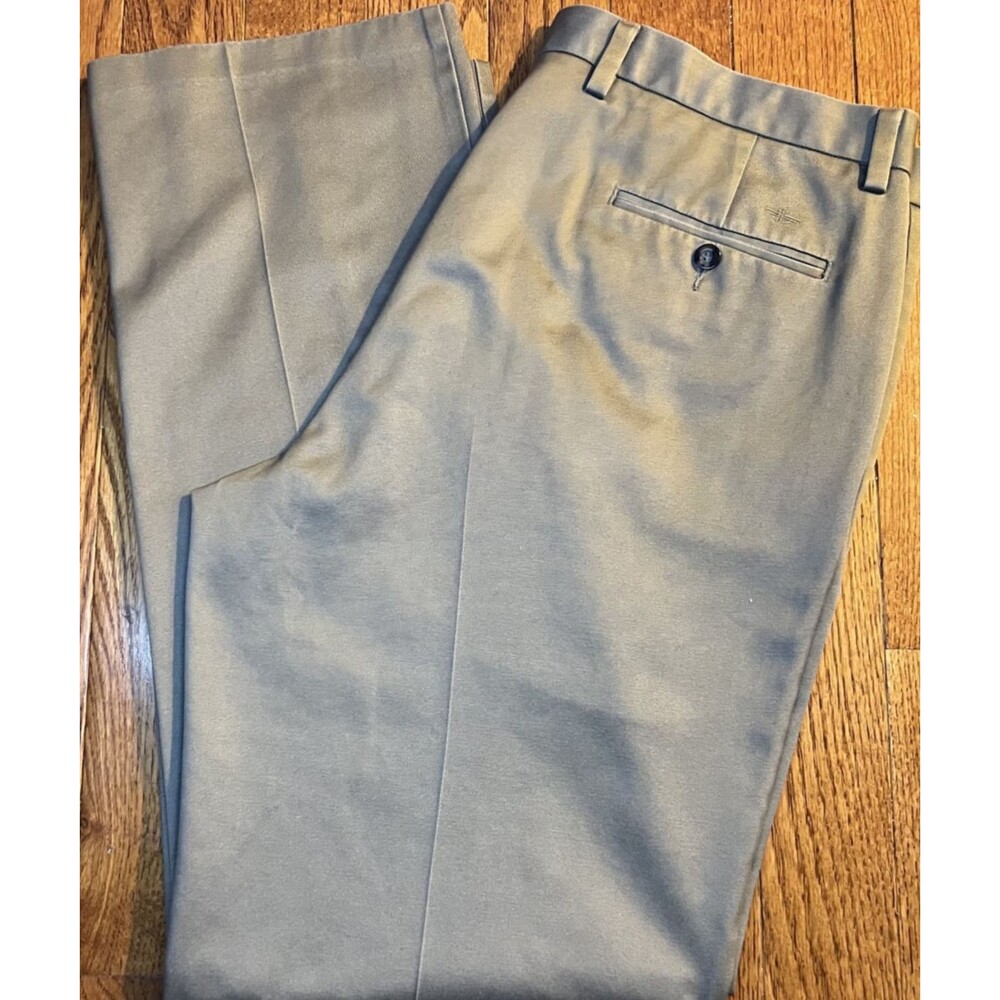 Vintage 90s Dockers Mens 38x34 Tan Khakis Classic Fit Cotton Twill Pants
